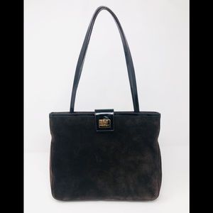 Salvatore Ferragamo Suede Tote